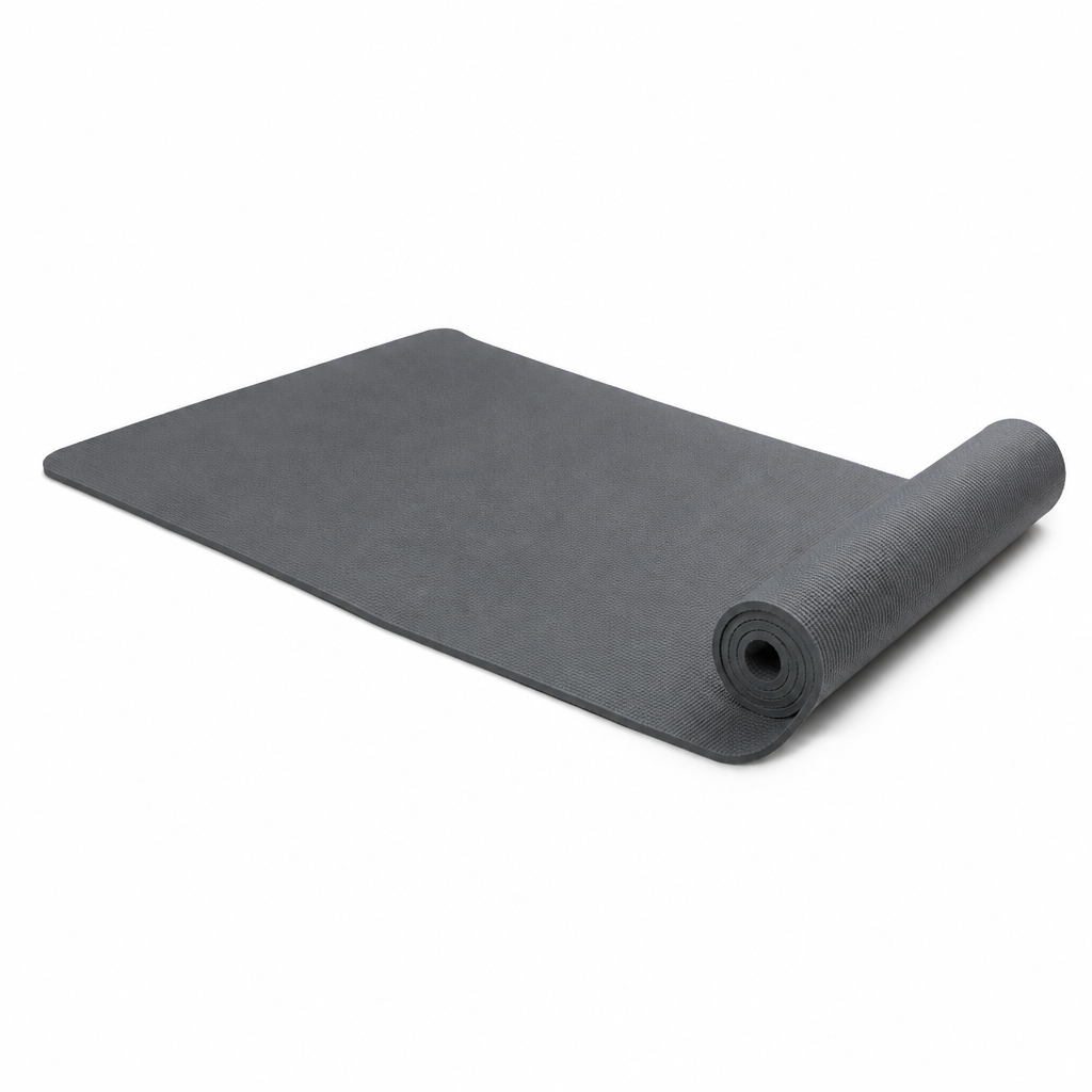 Athlete Alley fitness mat laid flat on white background
